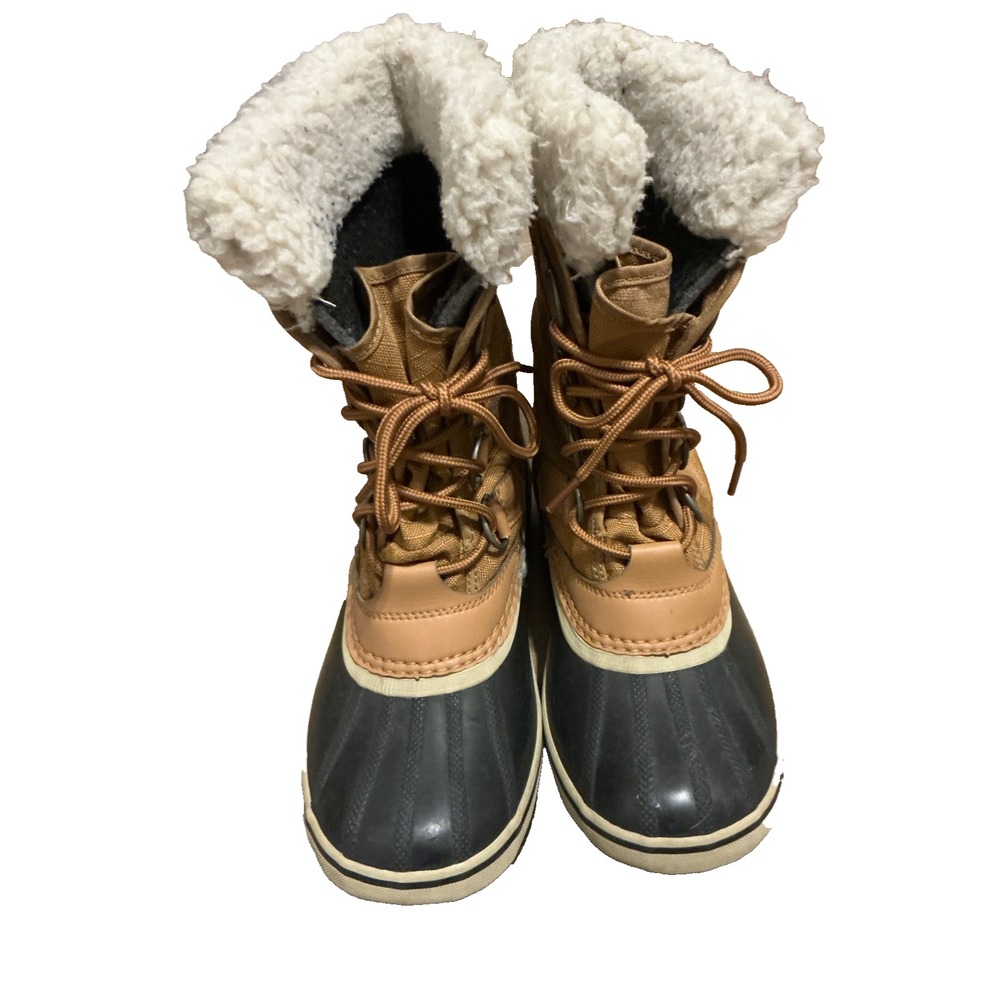 Sorel Women's Size 6 Caribou Waterproof Insulated Sherpa Snow Boots Winter